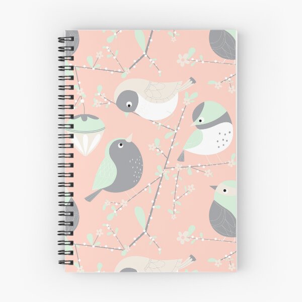 Item preview, Copy of Chubby birds on branch repeat  pattern designed and sold by Angela Sbandelli.