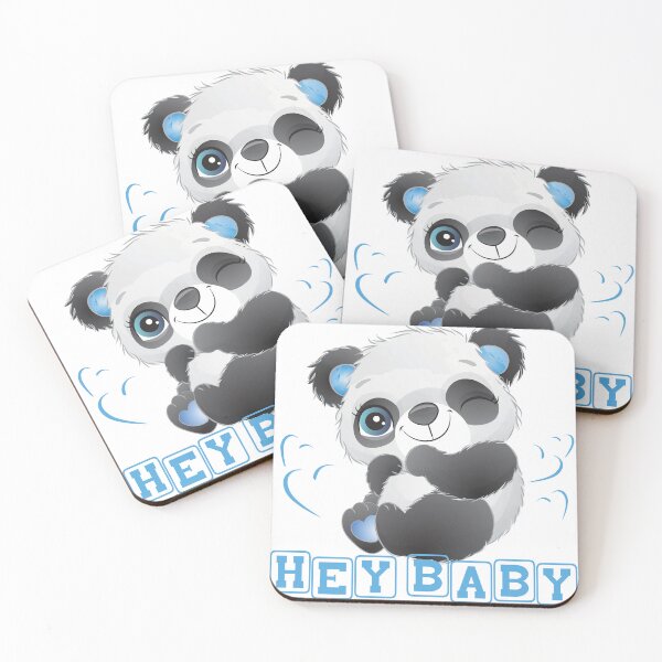 Item preview, Hey Baby, Adorable Baby Boy Panda designed and sold by lucidfrog.