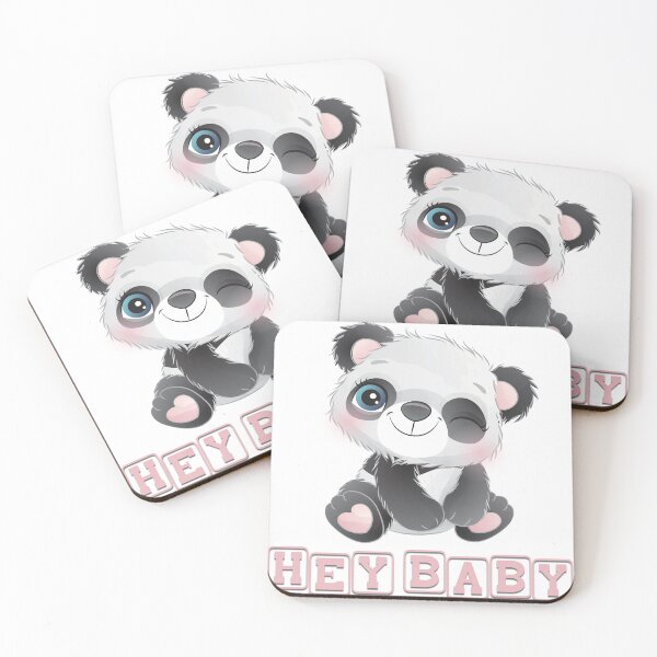 Item preview, Hey Baby, Adorable Baby Girl Panda designed and sold by lucidfrog.