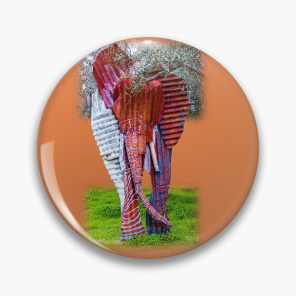 Item preview, Corrugated iron elephant designed and sold by indiafrankk.