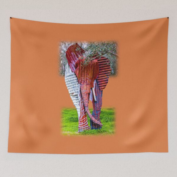 Item preview, Corrugated iron elephant designed and sold by indiafrankk.