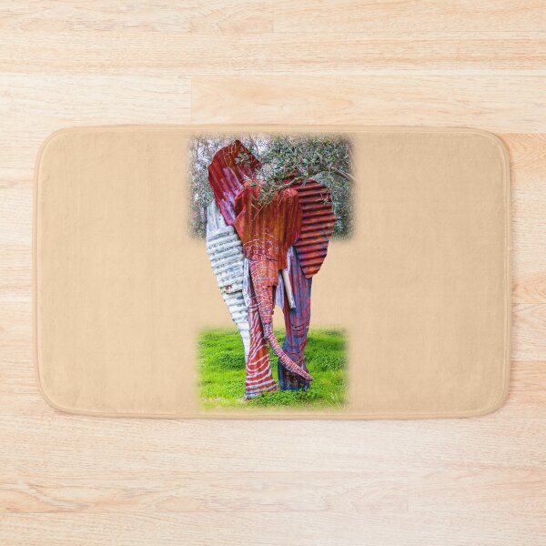 Item preview, Corrugated iron elephant designed and sold by indiafrankk.