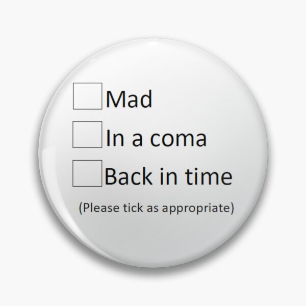 Item preview, Life on Mars: Mad, In a coma, Back in time designed and sold by EddRising.