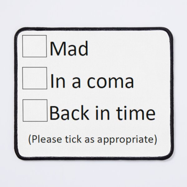 Item preview, Life on Mars: Mad, In a coma, Back in time designed and sold by EddRising.