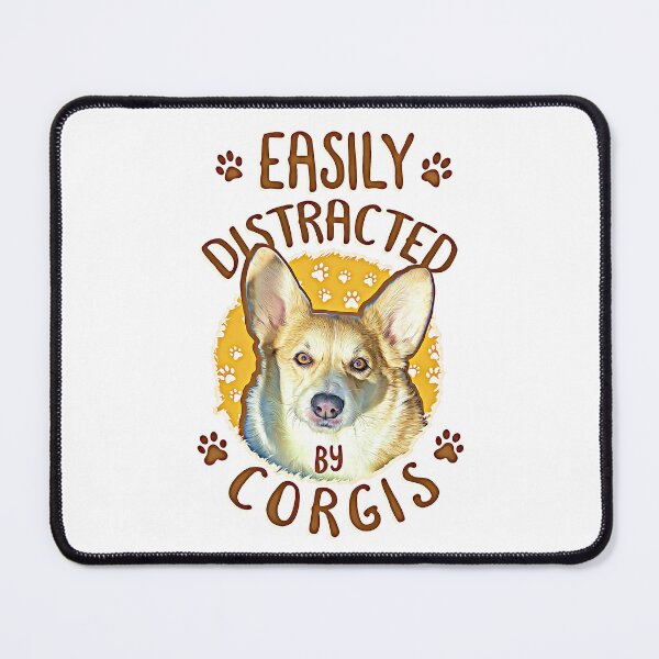 Item preview, Easily Distracted by Corgis designed and sold by csoDesign.