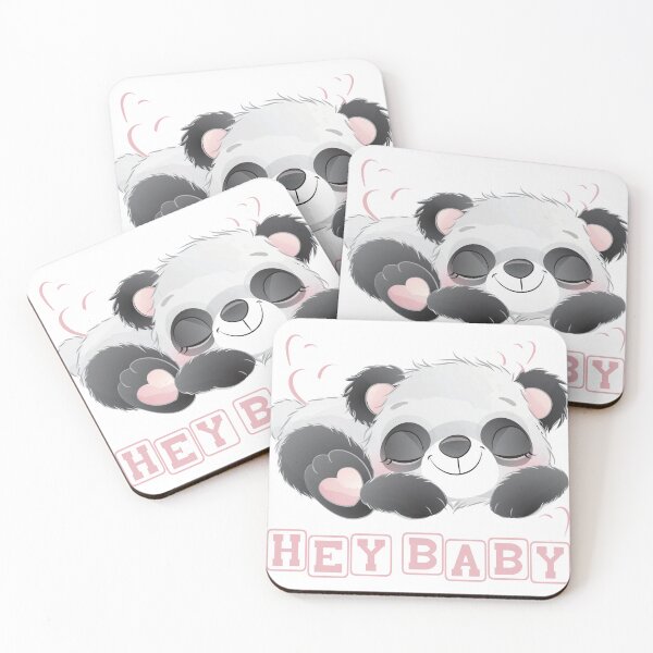 Item preview, Copy of Hey Baby, Adorable Baby Girl Panda Sleeping designed and sold by lucidfrog.