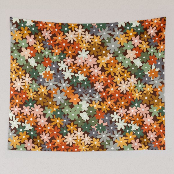 Item preview, 70s Ombre Flower Flied designed and sold by TigaTiga.