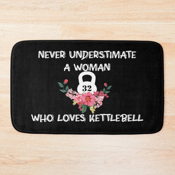 Item preview, Never Understimate A Woman Who Loves Kettlebell designed and sold by minstore.