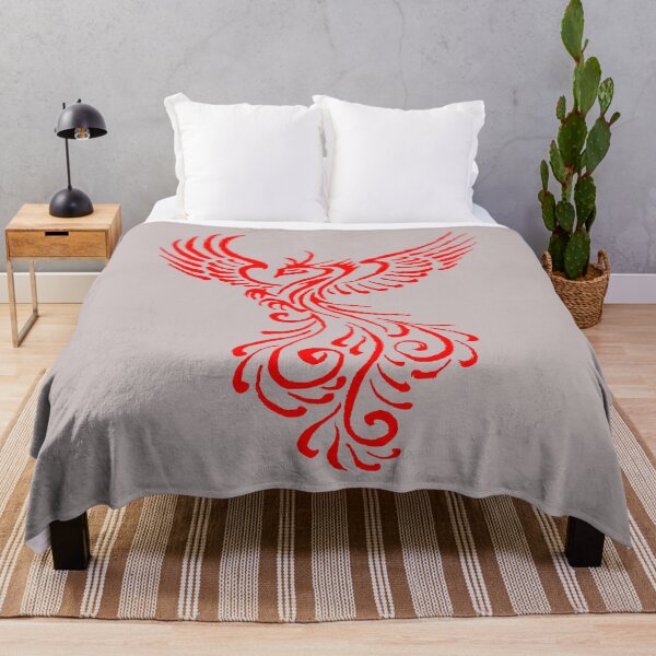 Item preview, Fictional Phoenix Creature In Flight Artistic Illustration Red designed and sold by taiche.