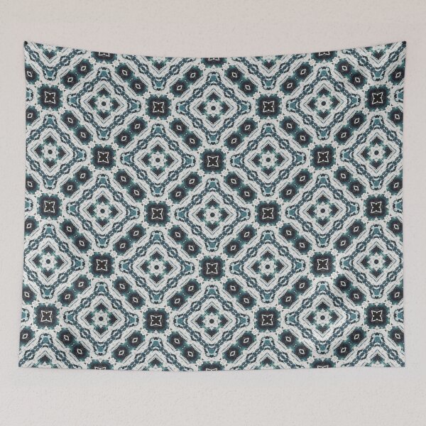 Item preview, Forged By The Sea Ocean Tessellation Art 64 designed and sold by Shape-And-Color.