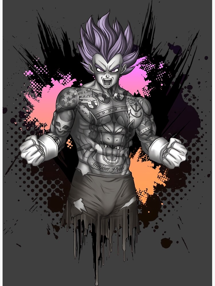 Dragon Ball Vegeta Tattoo/Perfect Designs For Men and Women | Poster