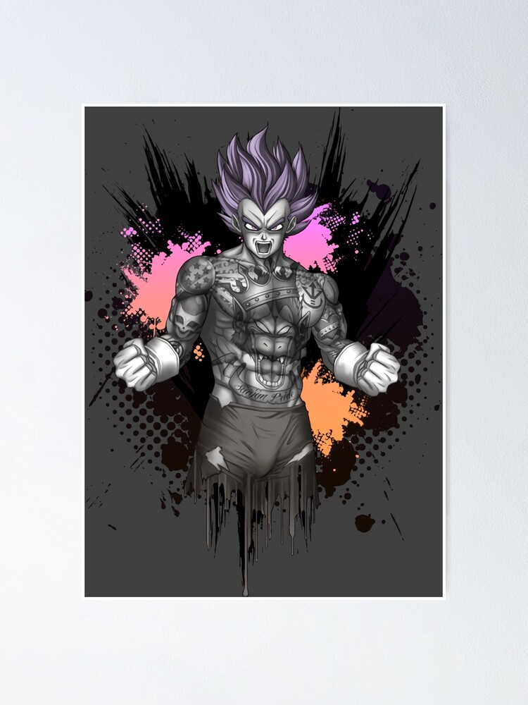 Dragon Ball Vegeta Tattoo/Perfect Designs For Men and Women | Poster