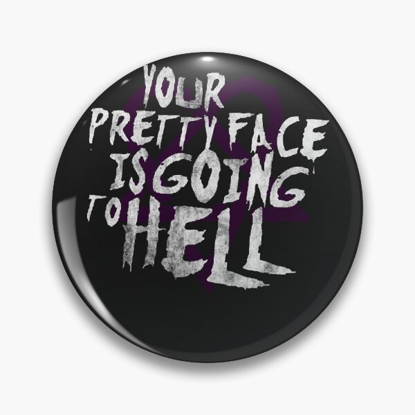 Item preview, Him band your pretty face is going to hell heartagram him designed and sold by TerryMoore.