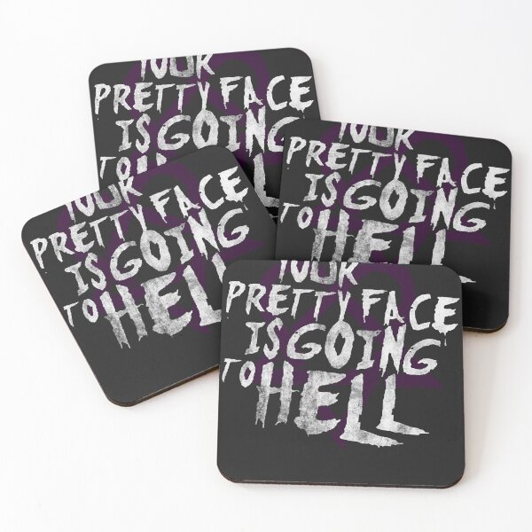 Item preview, Him band your pretty face is going to hell heartagram him designed and sold by TerryMoore.