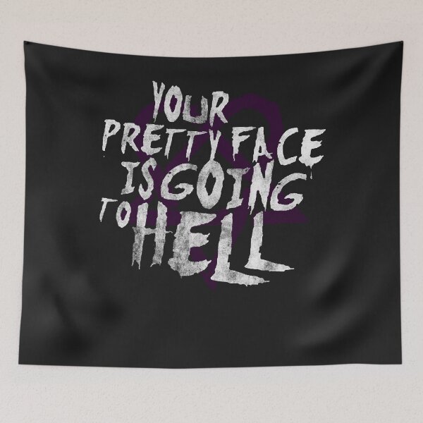 Item preview, Him band your pretty face is going to hell heartagram him designed and sold by TerryMoore.
