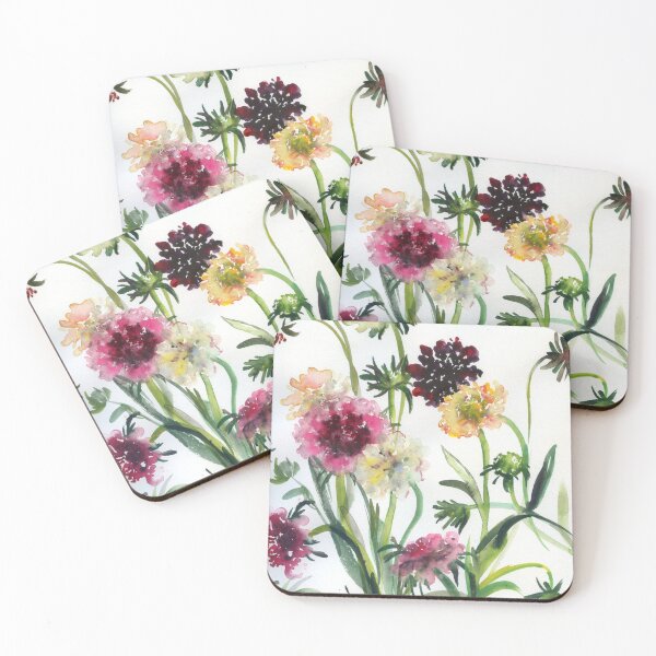 Item preview, scabiosa/ warm colors designed and sold by kosarandrea.