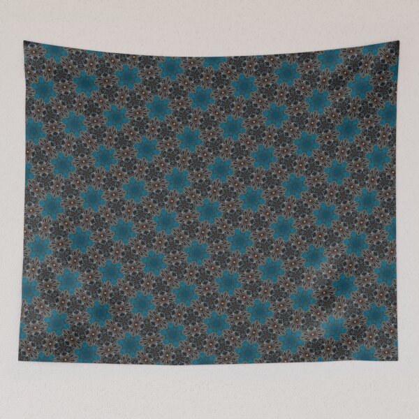 Item preview, Forged By The Sea Ocean Tessellation Art 80 designed and sold by Shape-And-Color.