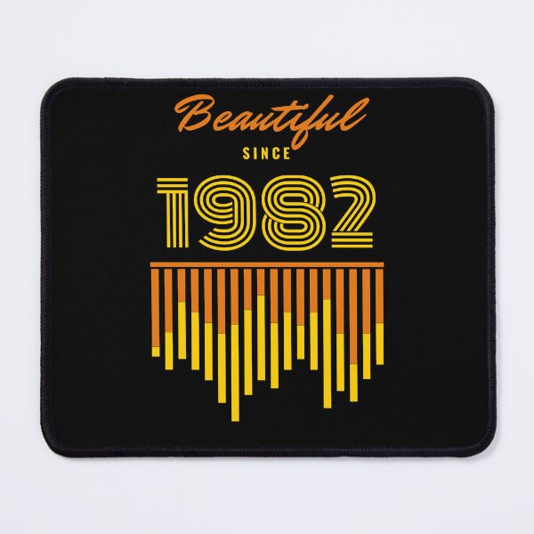 Item preview, Beautiful since 1982 retro style Orange and Yellow designed and sold by TreetopStudios.