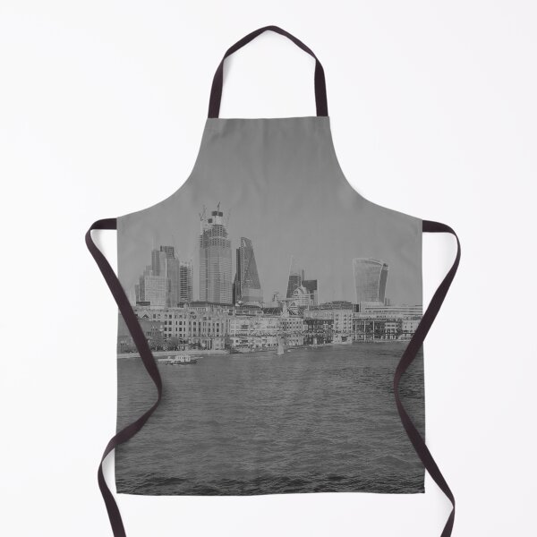 Item preview, Black and white scenic view from London Blackfriars train station designed and sold by ray-designs-.