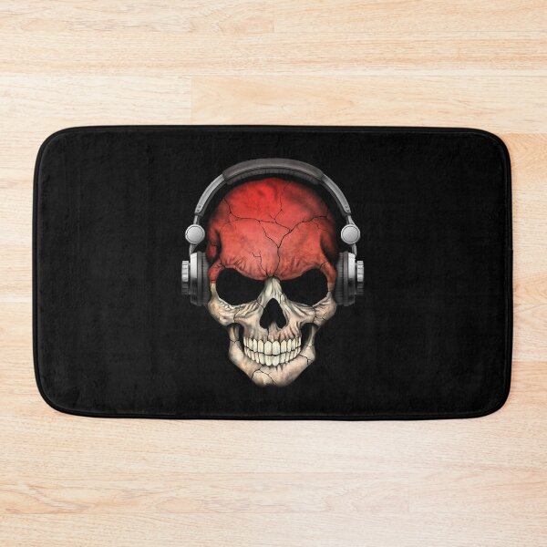 Item preview, Dark Skull Deejay with Indonesian Flag  designed and sold by TylerWhit53762.