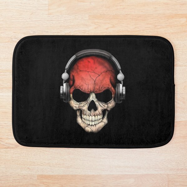 Item preview, Dark Skull Deejay con bandera de Indonesia designed and sold by TylerWhit53762.