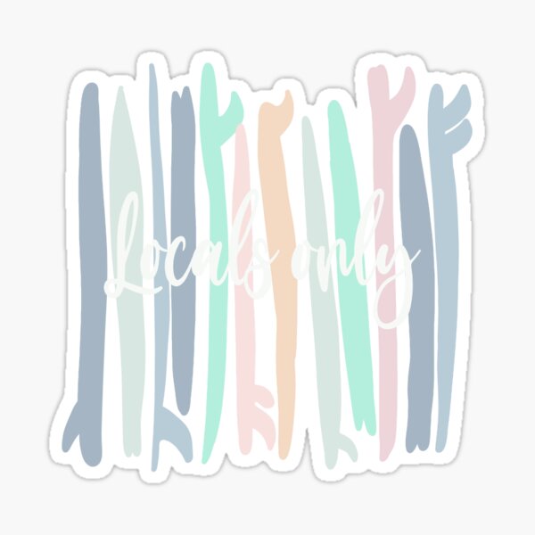 Item preview, Surfers locals only designed and sold by Sambell1201.