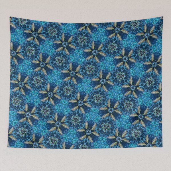 Item preview, Forged By The Sea Ocean Tessellation Art 83 designed and sold by Shape-And-Color.