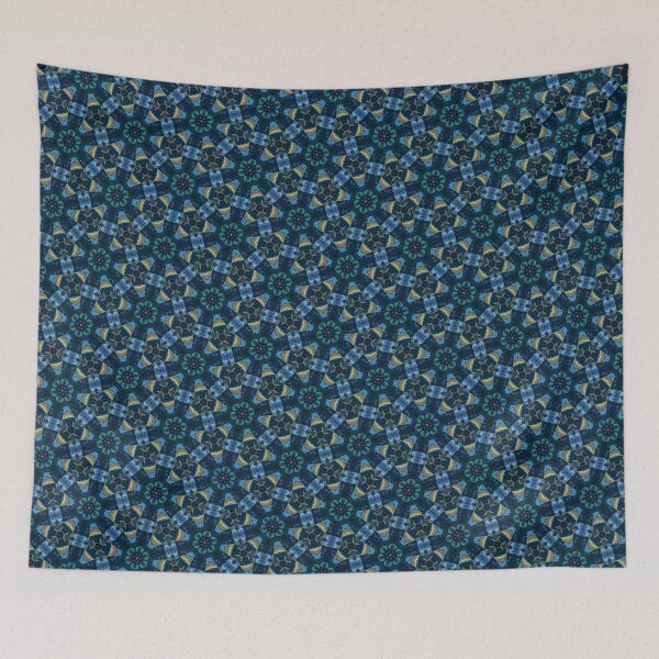 Item preview, Forged By The Sea Ocean Tessellation Art 85 designed and sold by Shape-And-Color.