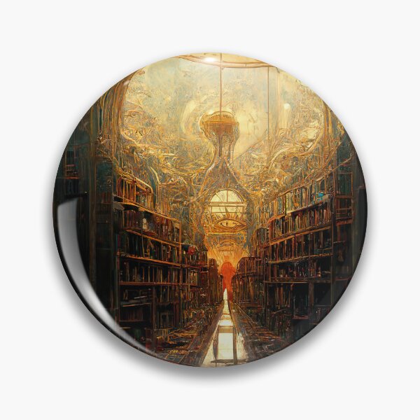 Item preview, Library at the end of time designed and sold by Gorilla-Prints.