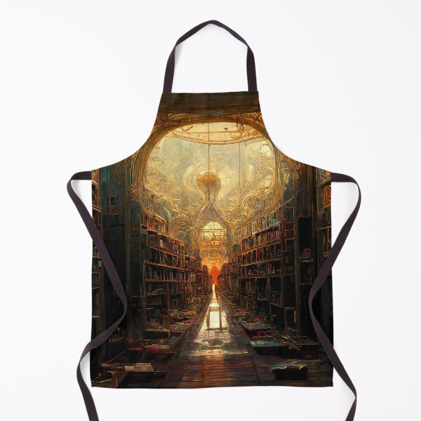 Item preview, Library at the end of time designed and sold by Gorilla-Prints.