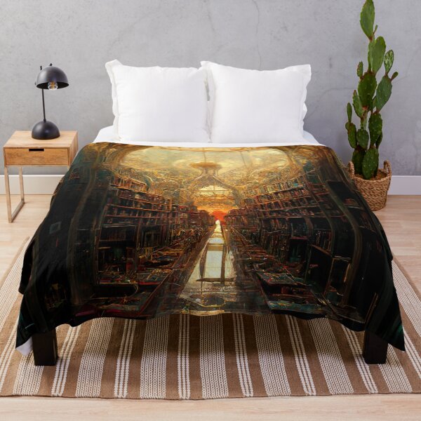 Item preview, Library at the end of time designed and sold by Gorilla-Prints.