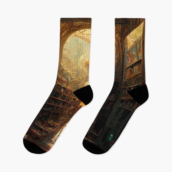 Item preview, Library at the end of time designed and sold by Gorilla-Prints.
