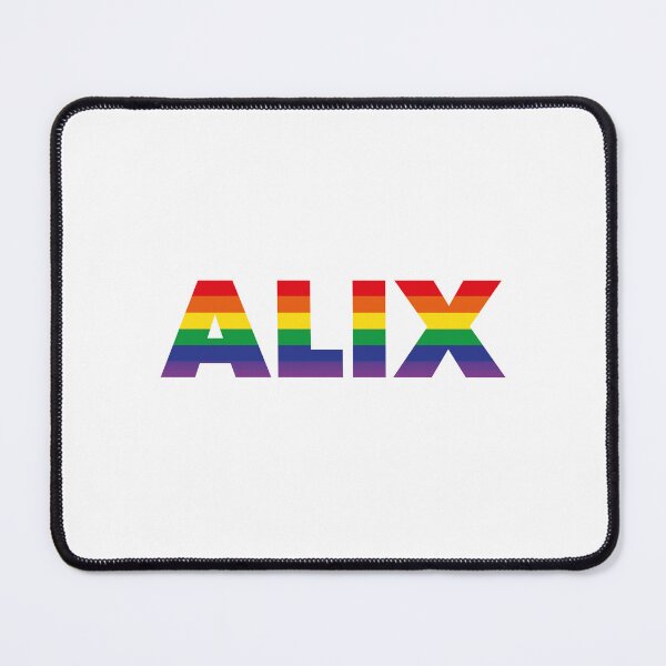 Item preview, Alix name - Rainbow Flag LGBT Pride Design designed and sold by NameTheory.
