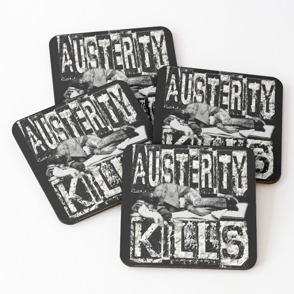 Item preview, AUSTERITY KILLS designed and sold by Paparaw.