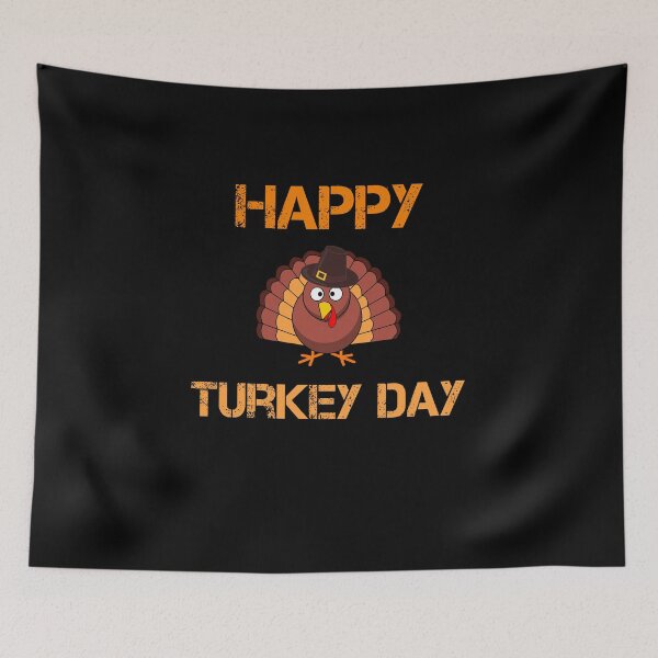 Artikelvorschau, Happy Turkey Day Thanksgiving Dinner Familiengeschenk entworfen und verkauft von rachidhaz.