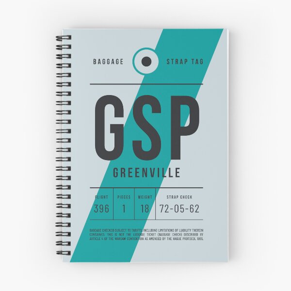 Item preview, Luggage Tag E - GSP Greenville South Carolina USA designed and sold by VoodooCircus.