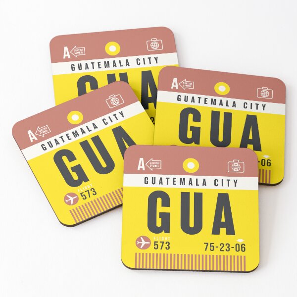 Item preview, Luggage Tag A - GUA Guatemala City Guatemala designed and sold by VoodooCircus.