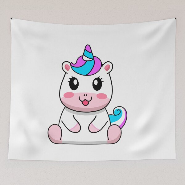 Item preview, Baby unicorn png sticker, animal cartoon illustration on transparent background. designed and sold by Adbor-Tb.