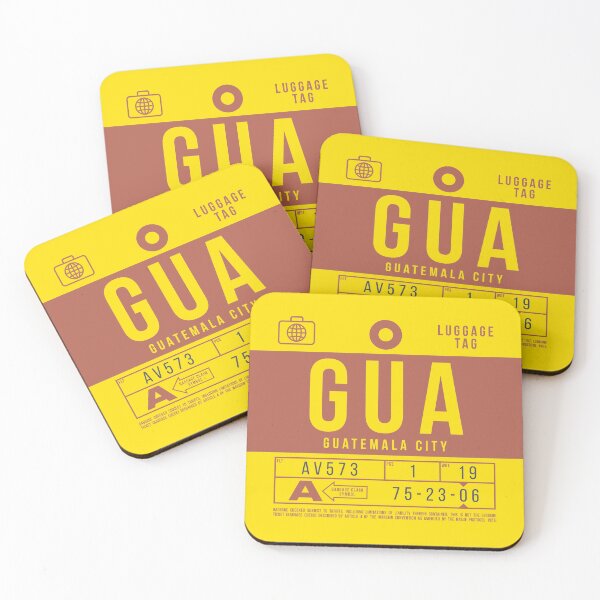Item preview, Luggage Tag B - GUA Guatemala City Guatemala designed and sold by VoodooCircus.