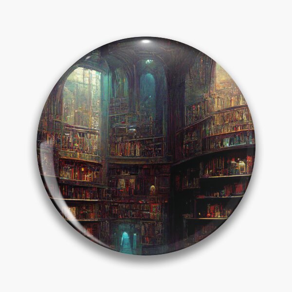 Item preview, Library at the end of time designed and sold by Gorilla-Prints.