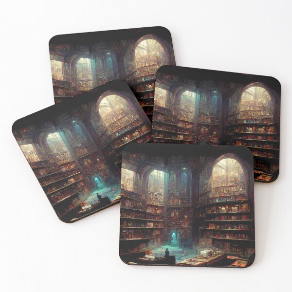 Item preview, Library at the end of time designed and sold by Gorilla-Prints.
