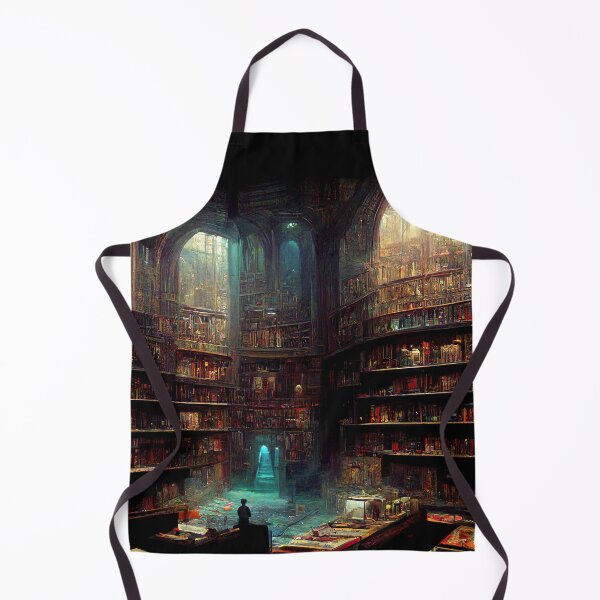 Item preview, Library at the end of time designed and sold by Gorilla-Prints.