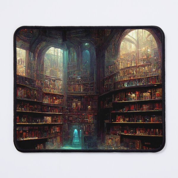 Item preview, Library at the end of time designed and sold by Gorilla-Prints.