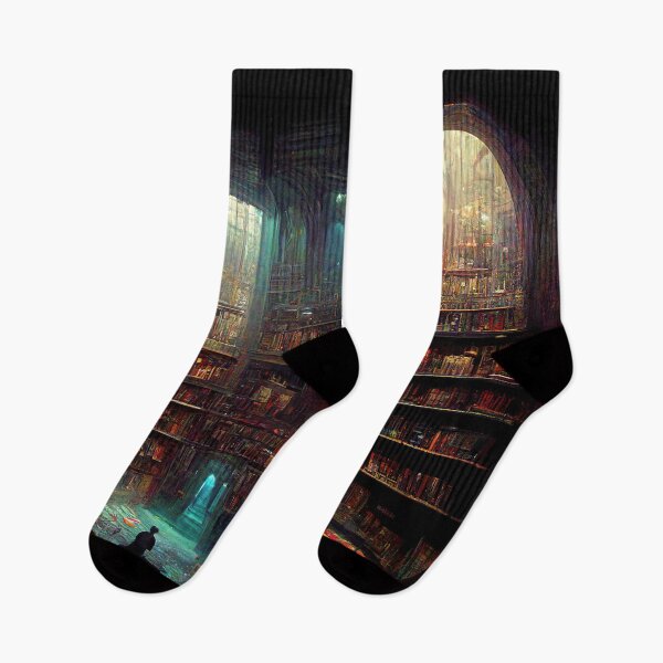 Item preview, Library at the end of time designed and sold by Gorilla-Prints.