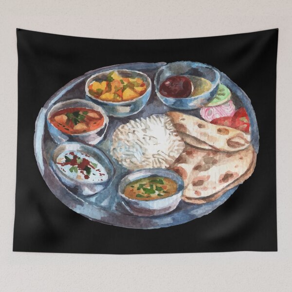 Item preview, Indian Thali designed and sold by Alicia Chee.