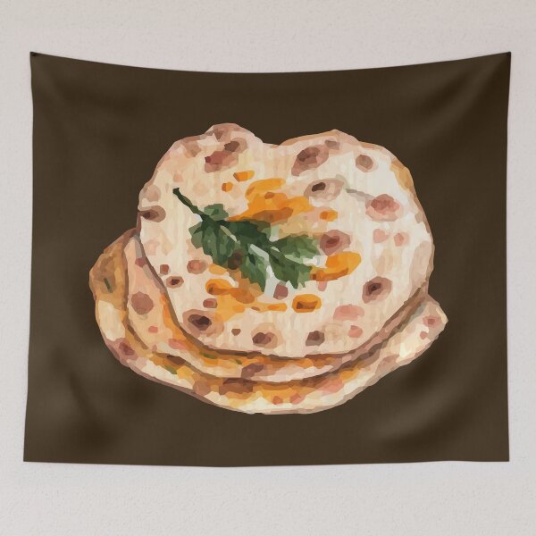 Item preview, Indian Round FlatBread Roti - Chapati designed and sold by Alicia Chee.