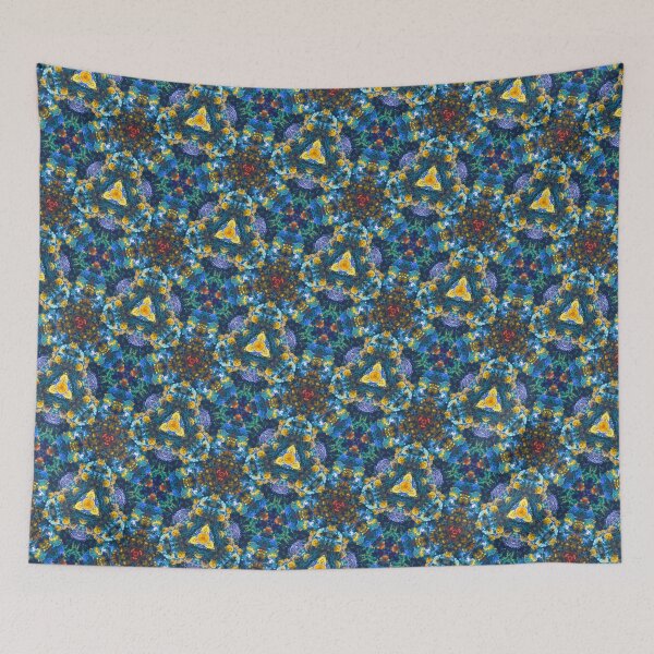 Item preview, Forged By The Sea Ocean Tessellation Art 118 designed and sold by Shape-And-Color.