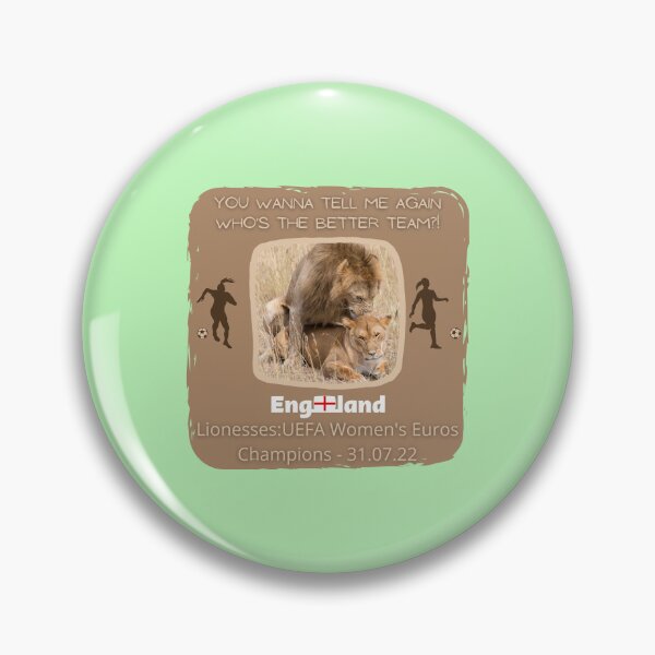 Item preview, Lionesses Win Euros Funny Design 2 designed and sold by CoyoteGifts.