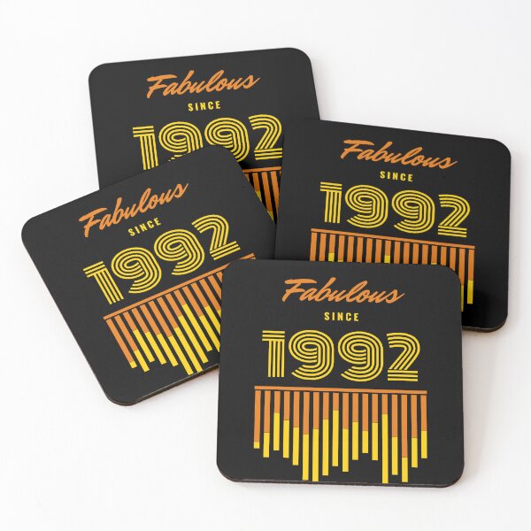 Item preview, Fabulous since 1992 retro style Orange and Yellow designed and sold by TreetopStudios.