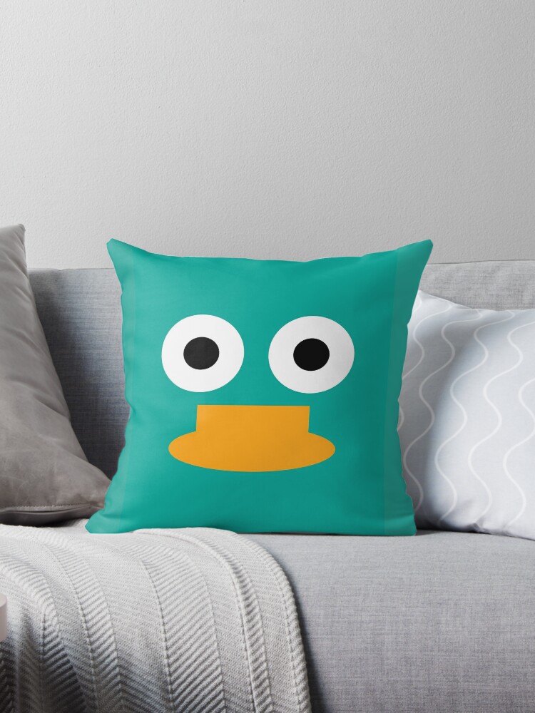 perry the platypus pillow